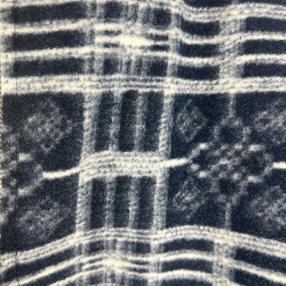 FREE PEOPLE MISS YOU PONCHO BLUE WHITE NEW XS/S HOODED - Picture 7 of 10